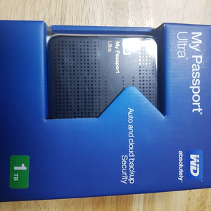 WD Mypassport 1Tb 케이스 포함 판매