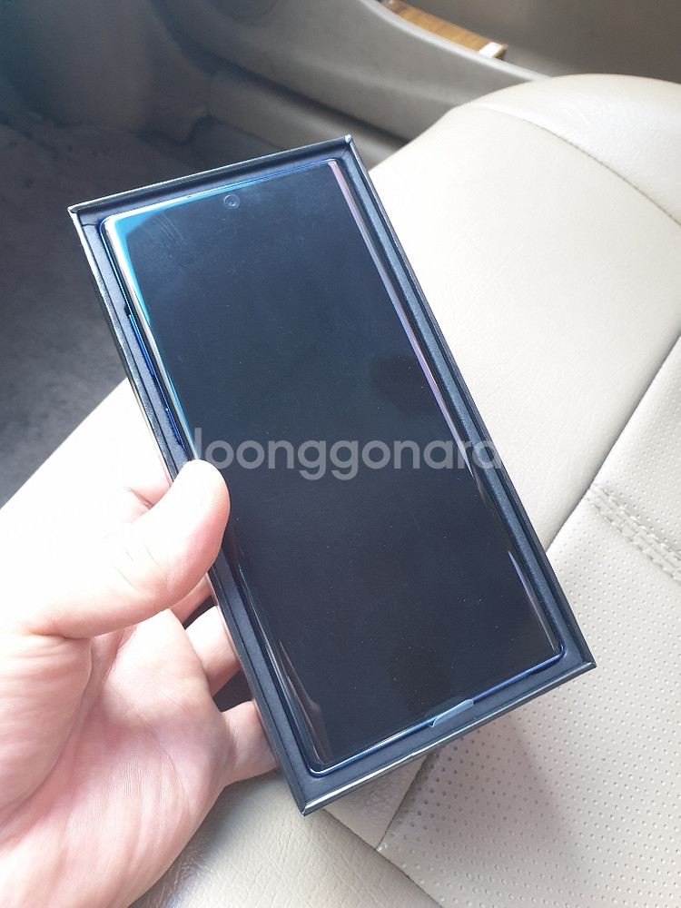 갤럭시노트10 플러스 256기 블루 가게통 새상품팝니다--2