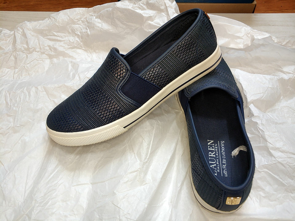 랄프 로렌 여성 스니커즈 네이비 5.5US / 225--1