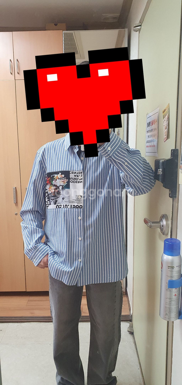 (105)시스템옴므 스프라이트셔츠 팝니다.--0