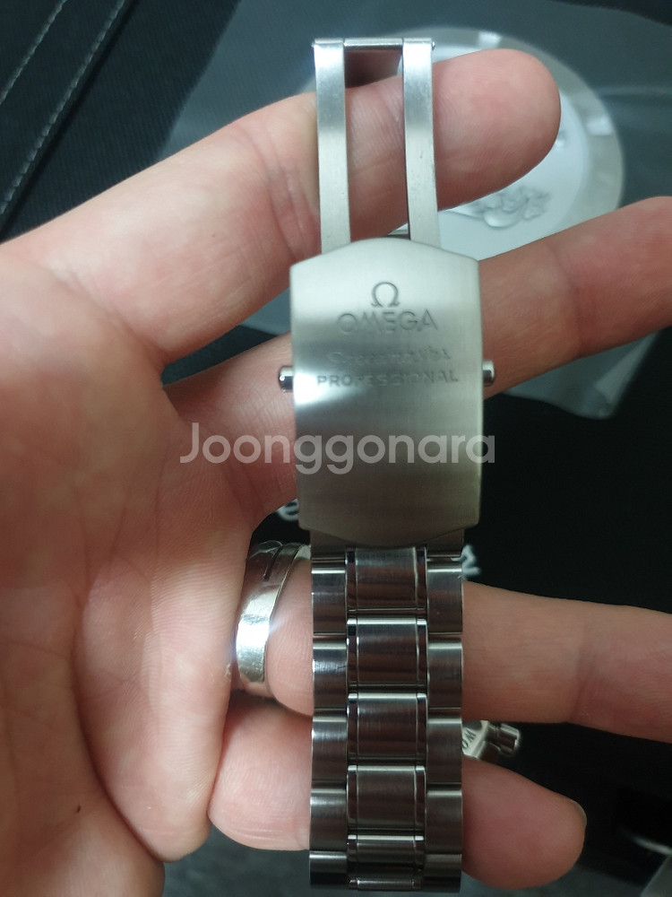 오메가 문워치 사파이어 19년12월스탬핑성골 팝니다!--4