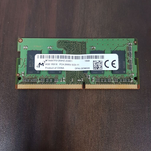 노트북 램 ddr4 4GB