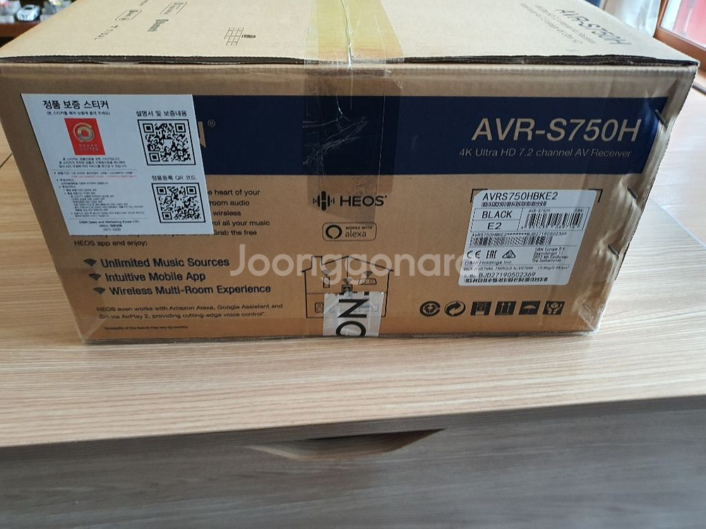 데논 리시버 avr-s750h 입니다--3