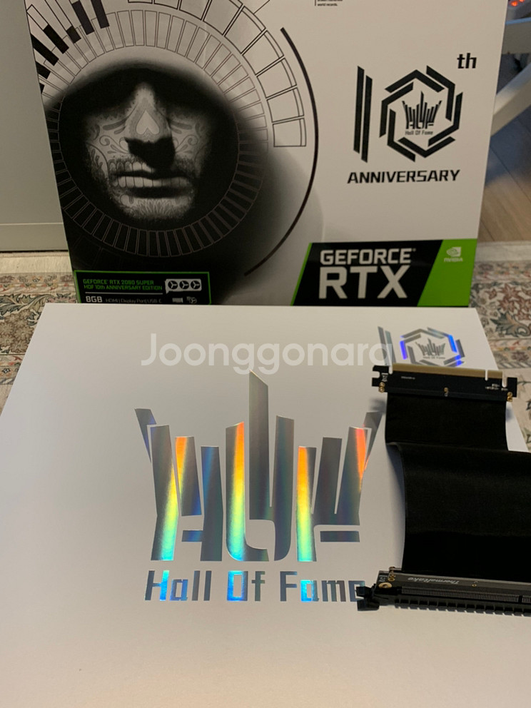 갤럭시 2080 super hof 10주년 화이트--2