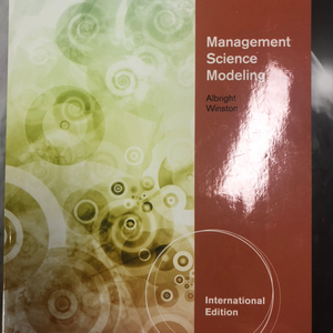 Management Science Modeling 교재