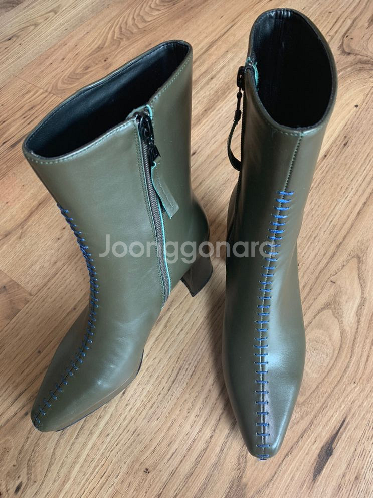 matinkim STITCH BOOTS IN KHAKI--1