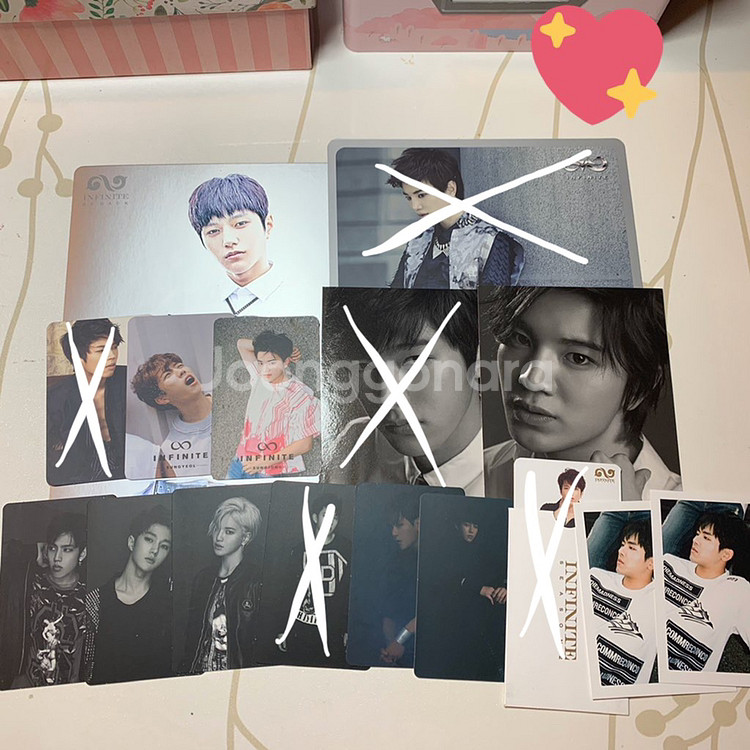 인피니트 엘 동우 성종 성열 호야 포카 판매--0