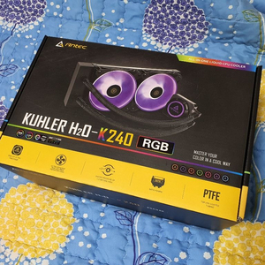일체형 수냉 쿨러 H20 K240 RGB 팝니다