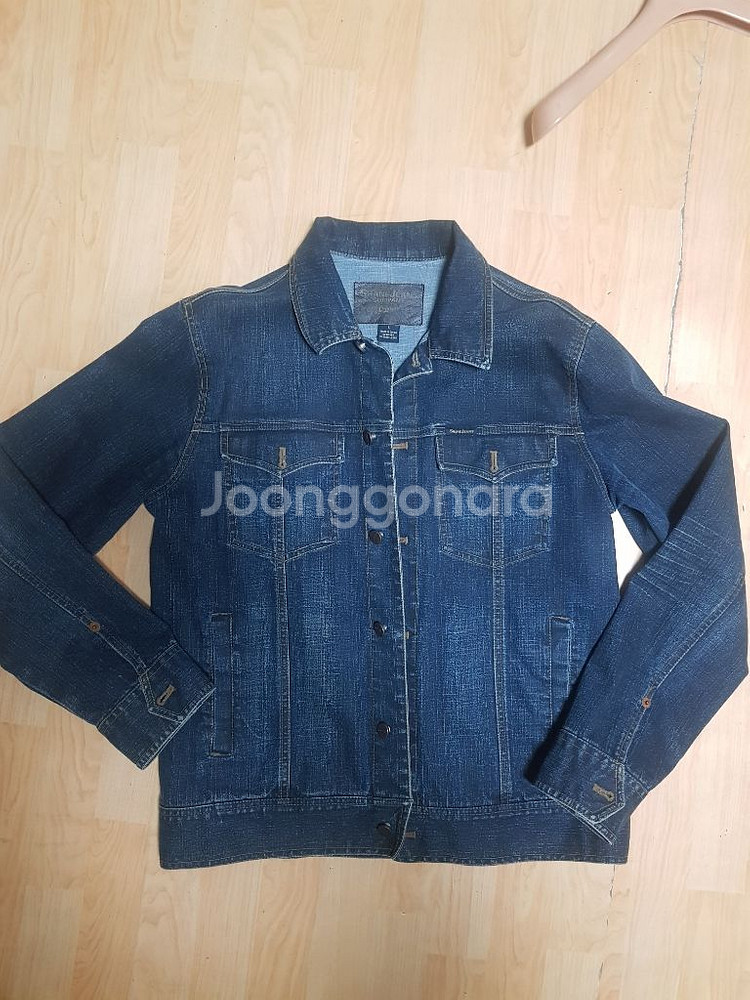진청자켓 L 쉐어진--0