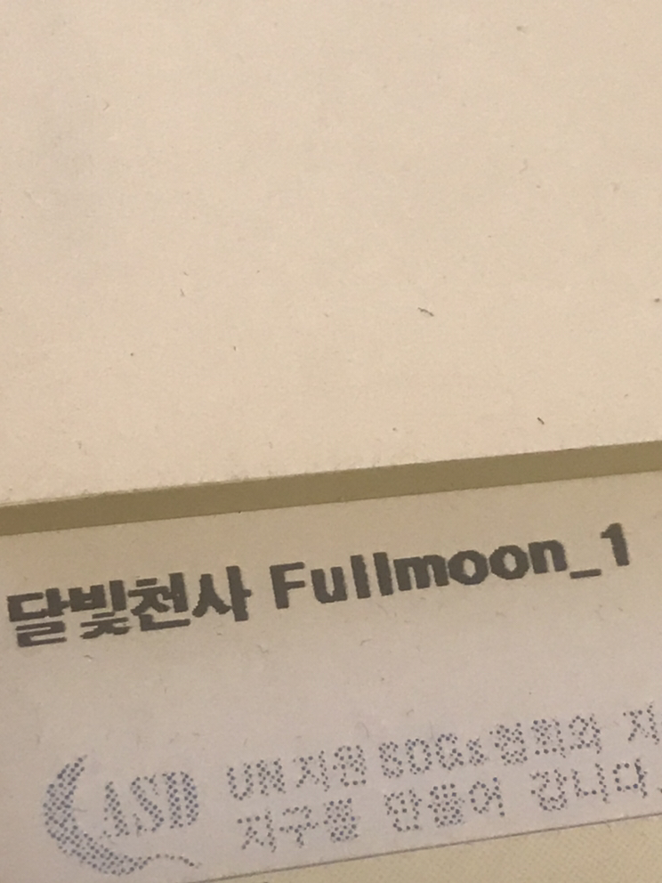 달빛천사 앨범+달천스티커
