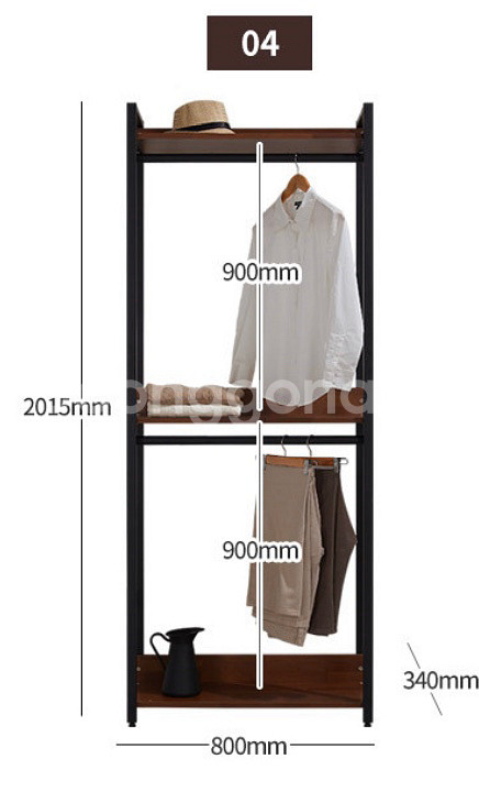 2단 멀바우 행거--1