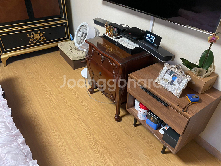 [엔틱가구] 장식장,삼단서랍장--6