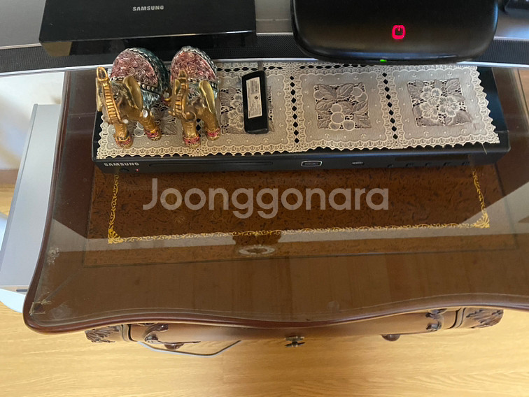[엔틱가구] 장식장,삼단서랍장--7