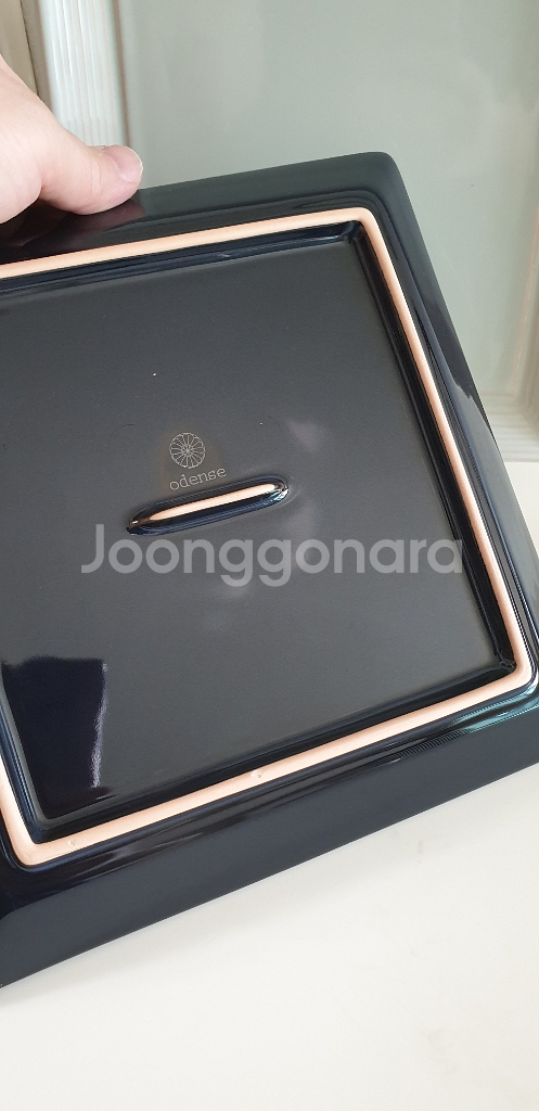 오덴세 사각접시 2개+자주 무광 플레이트 세트--5