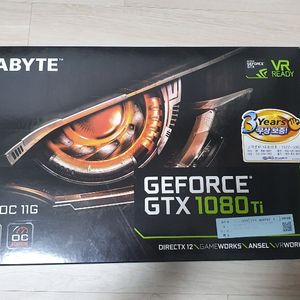 기가바이트 GTX1080 Ti Gaming OC 11G