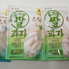 7봉 아이배냇 스틱 유기농 쌀과자 쌀떡뻥 아기과자 유아