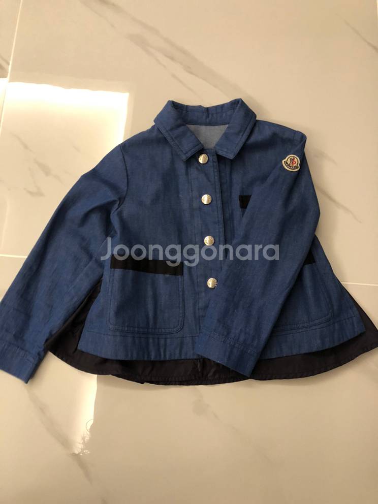 몽클레르 앙팡 데님 자켓--1