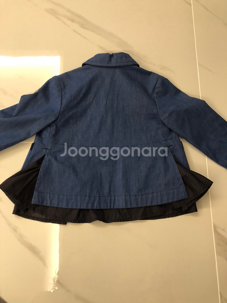 몽클레르 앙팡 데님 자켓--2