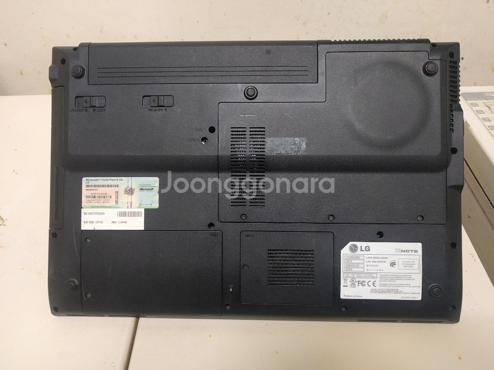 엘지Xnote T4400 4GB SSD120GB--5