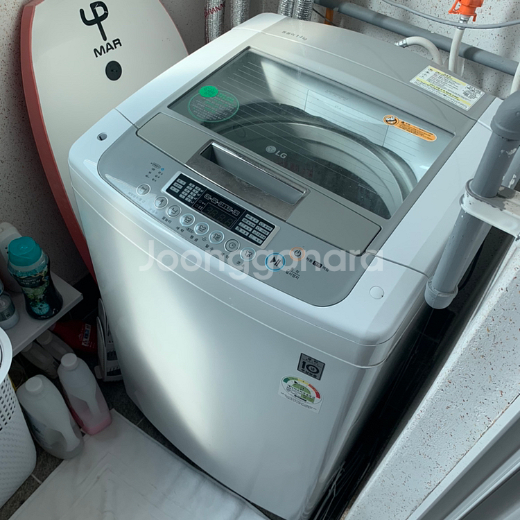 lg 통돌이 14kg 세탁기 t1407w8 팝니다--3