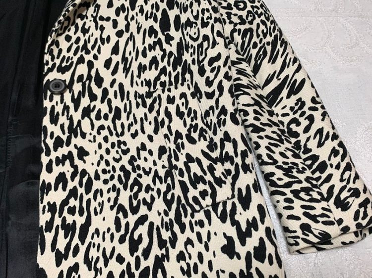 자라 레오파드 호피 코트 XS--6