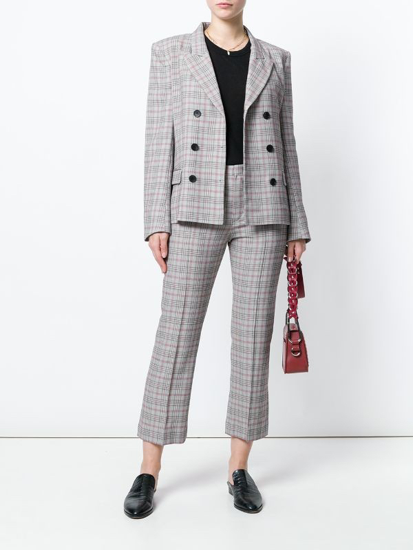 이자벨마랑 체크 슬랙스 size 36--5