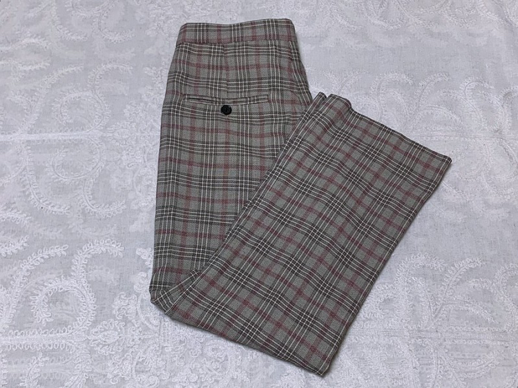 이자벨마랑 체크 슬랙스 size 36--7