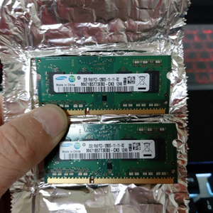 삼성전자 노트북 DDR3 2G PC3-12800 2개