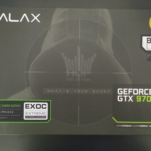 갤럭시 GTX970 4GB BLACK LABEL