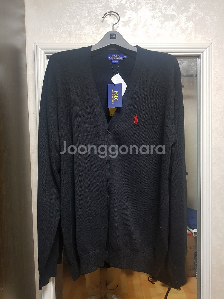 폴로 랄프로렌 가디건(블랙/XL)--0