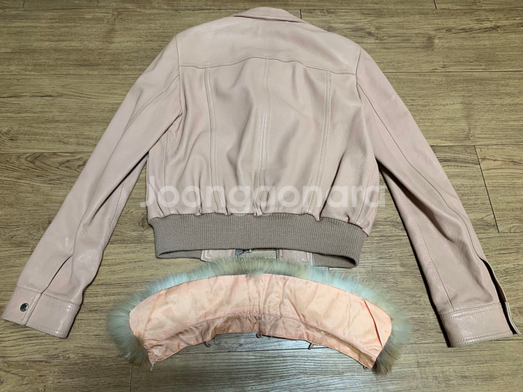 여성 가죽 자켓/66사이즈/양가죽--1