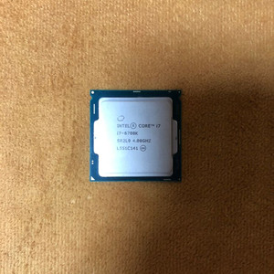 CPU i7 6700k(쿨러 포함)