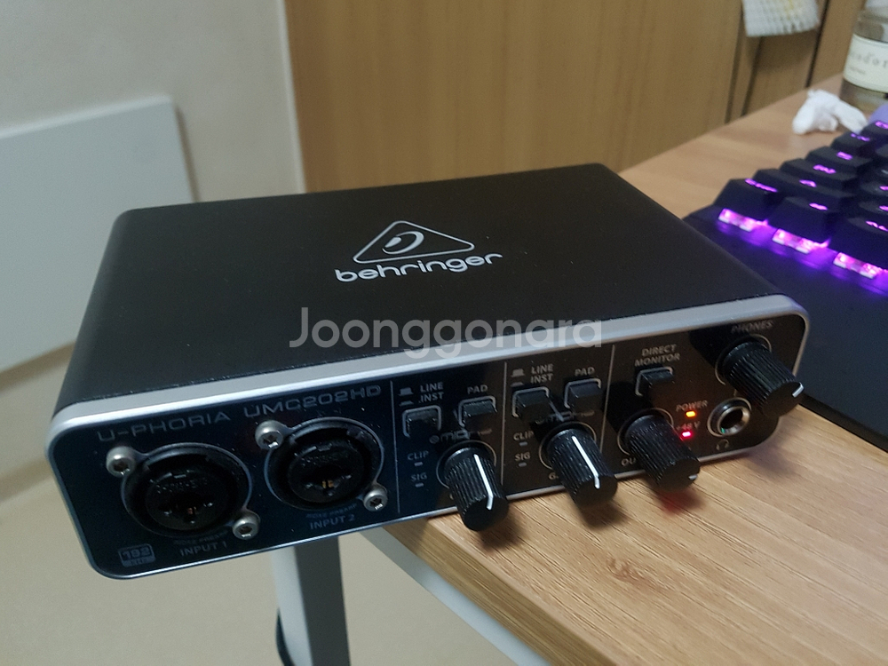오디오 인터페이스 베링거 umc 202 hd 팝니다 | 중고나라 카페에서 운영하는 공식 사이트