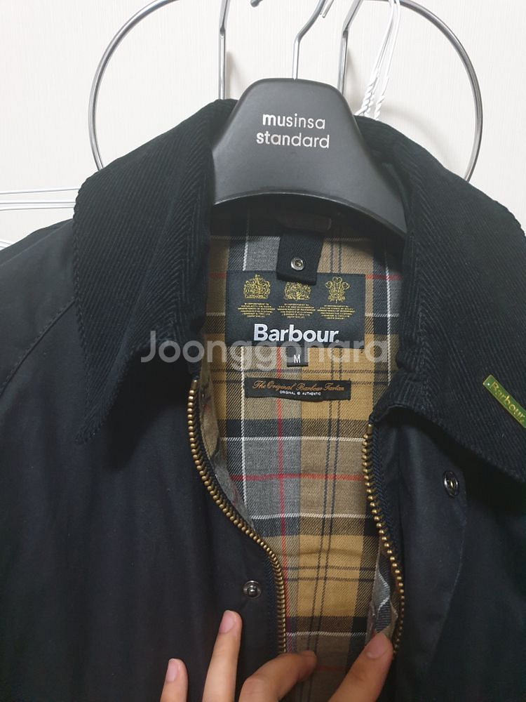 *가격내림* 바버 애쉬비 네이비 사이즈 M--3