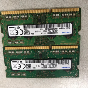 노트북 ddr3 4g 2개