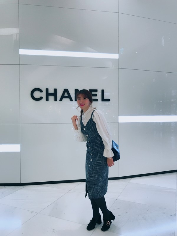 [새제품] 샤넬 디자인 원피스 55~66--1