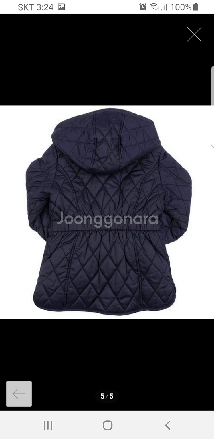 게스키즈 여아 퀼팅자켓 145(초1,2,3) 택포--9