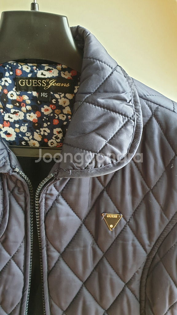게스키즈 여아 퀼팅자켓 145(초1,2,3) 택포--1