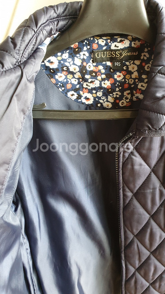 게스키즈 여아 퀼팅자켓 145(초1,2,3) 택포--2