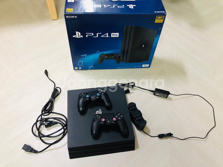 PS4 PRO 프로 7117B 블랙 박스셋+정품컨트롤러--0