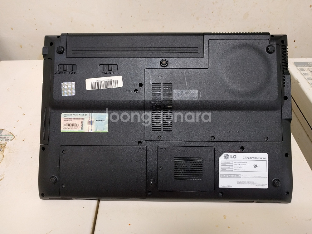 엘지Xnote R570 i3-350M 4G HDD500--5