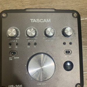 tascam us 366 오디오인터페이스