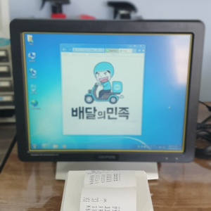 중고영수증(POS)프린터,배달의민족프린터-A7