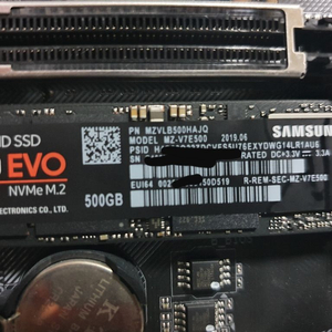 삼성 ssd 970 EVO M.2 2280(500GB)