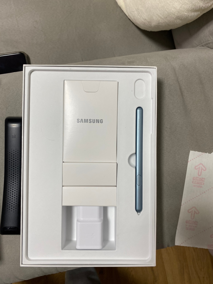 갤럭시탭s6 256gb wifi 블루 팝니다--1