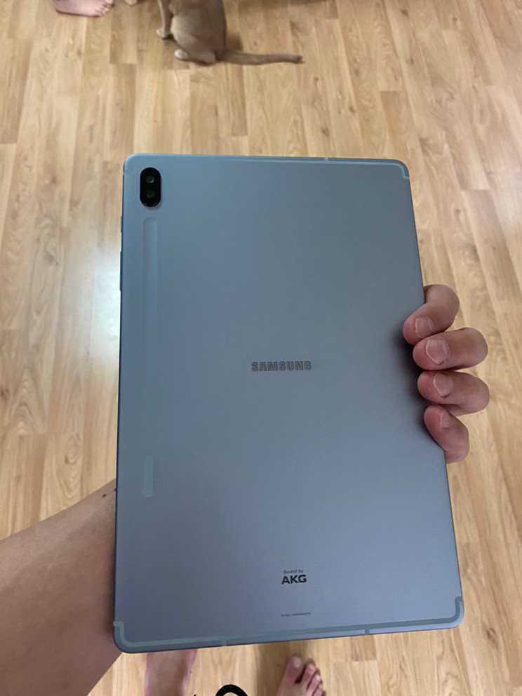 갤럭시탭s6 256gb wifi 블루 팝니다--5