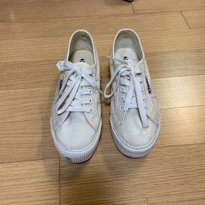 SUPERGA 슈즈 안굽 4cm 싸이즈 220mm