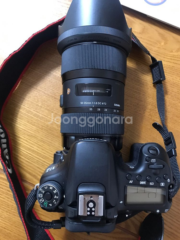 캐논70D + 시그마 ufo렌즈 캐논 마운트 풀박스--1