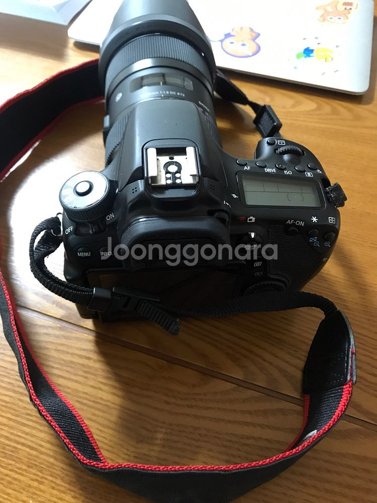캐논70D + 시그마 ufo렌즈 캐논 마운트 풀박스--2