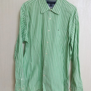 남성 타미힐피거 깨끗한 스트라이프셔츠 (105)
